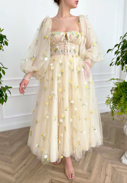 Teuta Matoshi ‘Wild Daffodils’ &amp; ‘Garden in the Sky’ Haute Couture Gowns