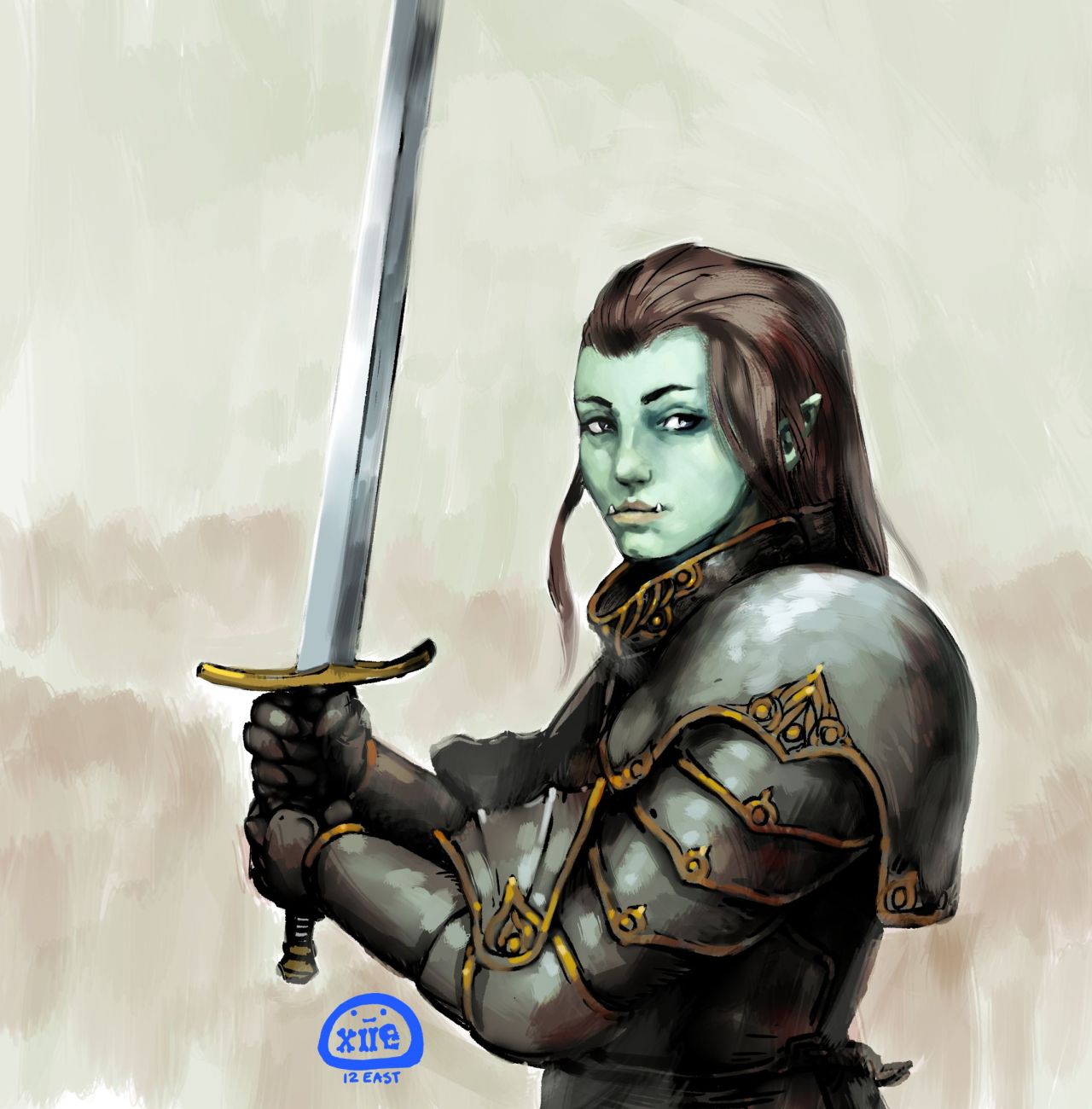 Skyrim Female Orc