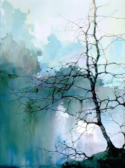 iamjapanese: Z. L. Feng（Chinese） watercolor    here, here and here