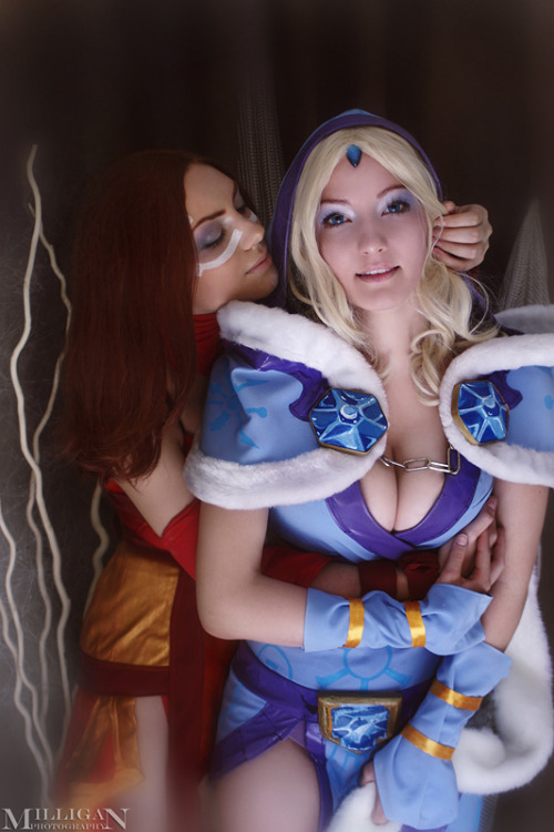 iriscosplay:  DotA 2 - Lina and Rylai by MilliganVickJoin us on Facebook Do You Like Cosplay Babes?(Source: luckystrike-cosplay.deviantart.com)