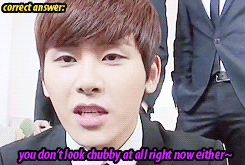 chandoo: the correct response to when a girl says:‘oppa~ would i look less chubby if i tie my hair up/back?’