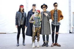 koreanmodel:  Streetstyle: Jang Eui Soo, Lee Cheol Woo, Park Hyeong Seop, Joo Woo Jae with Dominic’s Way designer shot by Choi Seung Jum at Seoul Fashion Week Spring 2014