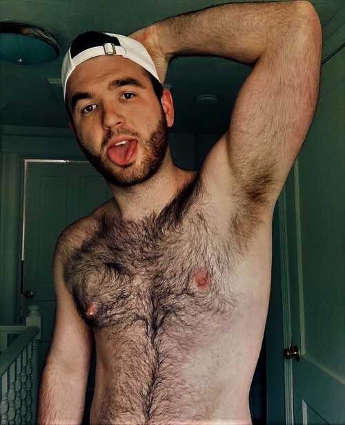 yummy1947:This very handsome bear has grown a cute beard, moustache and his eyebrows look awesome. He has grown a magnificent hairy chest that merges with his luscious pitfur and has a gorgeous “treasure trail” emerging from his chest and growing