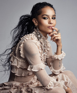 celebritiesofcolor:  Zoe Kravitz for VOGUE 