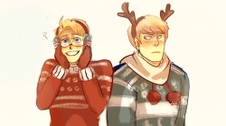 rusame-askblog:  //Gay losers and ugly x-mas