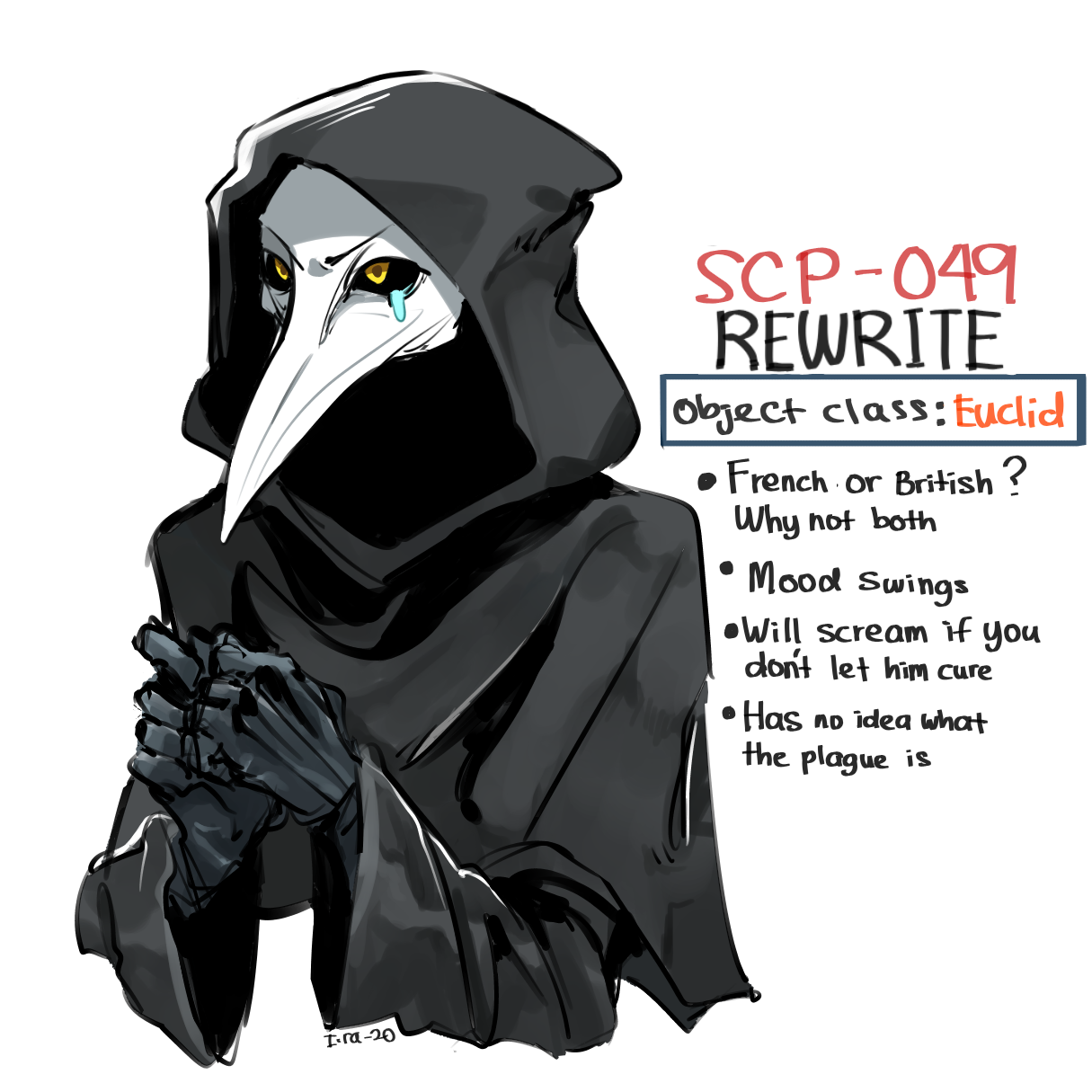 Art Pz on X: We can see how scp 049 refuses to accept that the