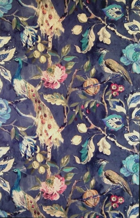 James Dunlop Textiles - James Dunlop Hampton Court, Sapphire (19911-710). Part of the Art And Soul c