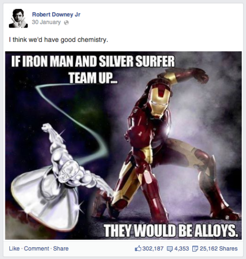 i-ll-be-mother: Is Robert Downey Jr’s facebook even real?