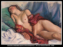 adhemarpo: Zinaïda Serebriakova Evguenievna - Nu au Châle rouge (1930) 