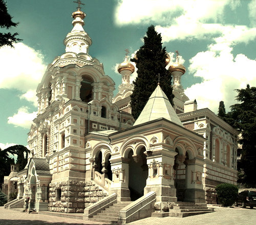 crimean-lavender:  St. Alexander Cathedral in Yalta, Crimea.