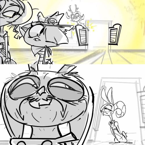 Boards from one of my favorite moments in the Long Gone Gulch pilot #longgonegulch #storyboards http