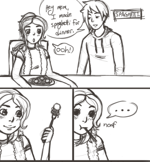 magicallyclueless:  never forgetti son’s spaghetti 