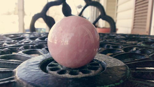 Rose quartz marble from my lovely friend moonbeann ✨