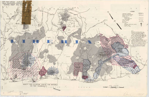 This map of Liberia comes from “Liberia Today,” a publication made by the United States Embassy in L