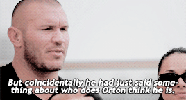 rolleign: Randy Orton on the supposed “kiss” to Roman Reigns 