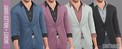 Jacket with Rolled Shirt for menFact is that the 70s, 80s, and 90s pack did not give us enough cloth