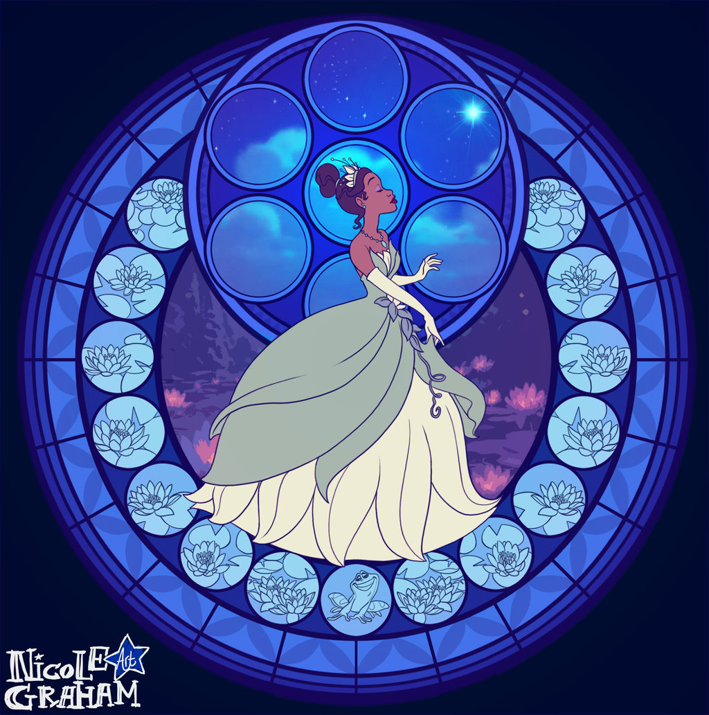 queen-nayya:  disneyforprincesses:   Kingdom Hearts Stained Glass FanArt: Disney