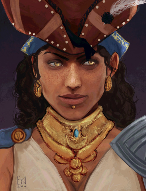 masseffxt:admiral isabela as requested by an anon + a really big hat!prints available here !