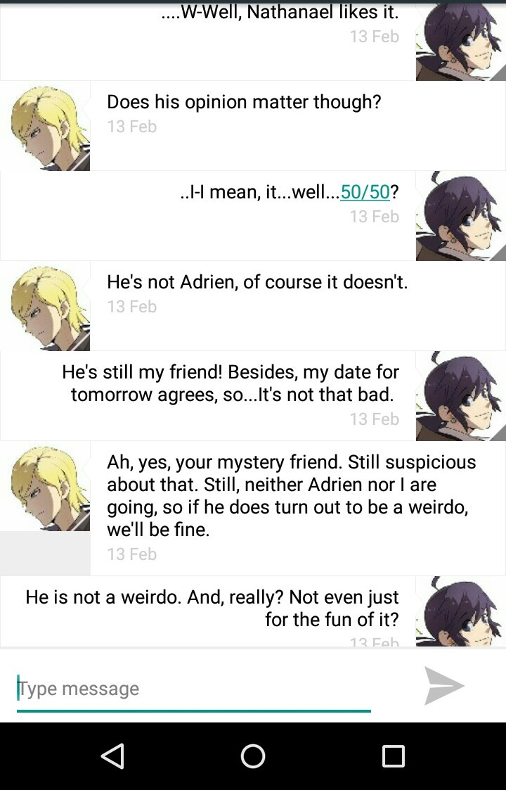 lady-maribug:  Part 2 of Felix and Marimette’s texts!