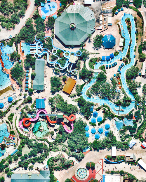 dailyoverview:Check out this Overview of Aquatica, a water park in San Antonio, Texas. Constructed i