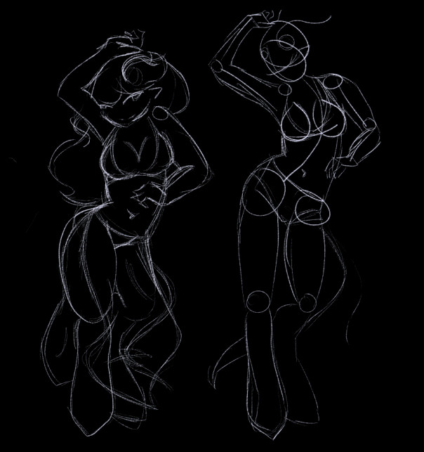 Was like hey that gesture doesn&rsquo;t look too bad! Let&rsquo;s redraw
