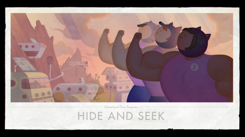 Hide and Seek (Islands Pt. 5) - title carddesigned and painted by Joy Angpremieres Wednesday, February 1st at 7:30/6:30c on Cartoon Network