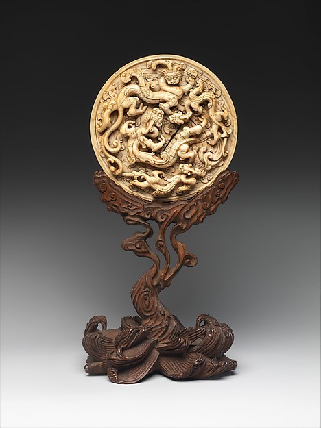 virtual-artifacts: Disk with Dragons Period: Yuan (1271–1368)–Ming (1368–1644)