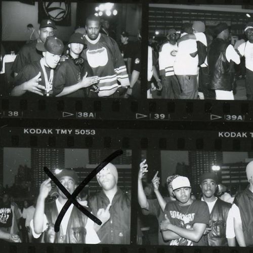 twixnmix:  Nas, 2Pac, Biggie and Redman photographed by Al Pereira   at club Amazon in NYC on July 23, 1993.  