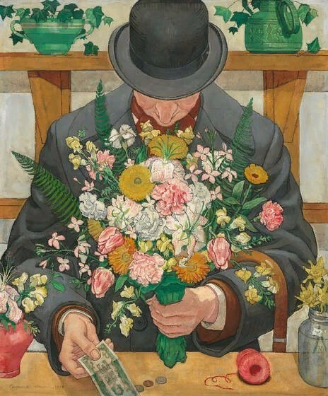 yesseptember:  Edmund Archer, Buying Flowers, 1930  