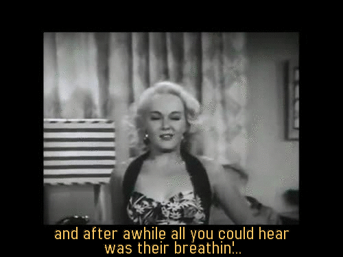 The Day the World Ended, 1955Adele Jergens sexy stripper scene