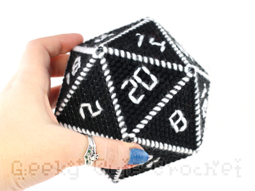 Just one available here: https://www.etsy.com/listing/792488749/large-black-d20-adventurer-roleplayi