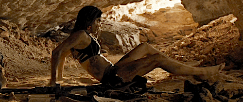 Matilda Anna Ingrid Lutz barely dressed in Revenge