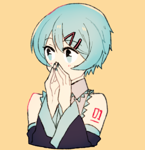 hikukastel:  some short haired mikus