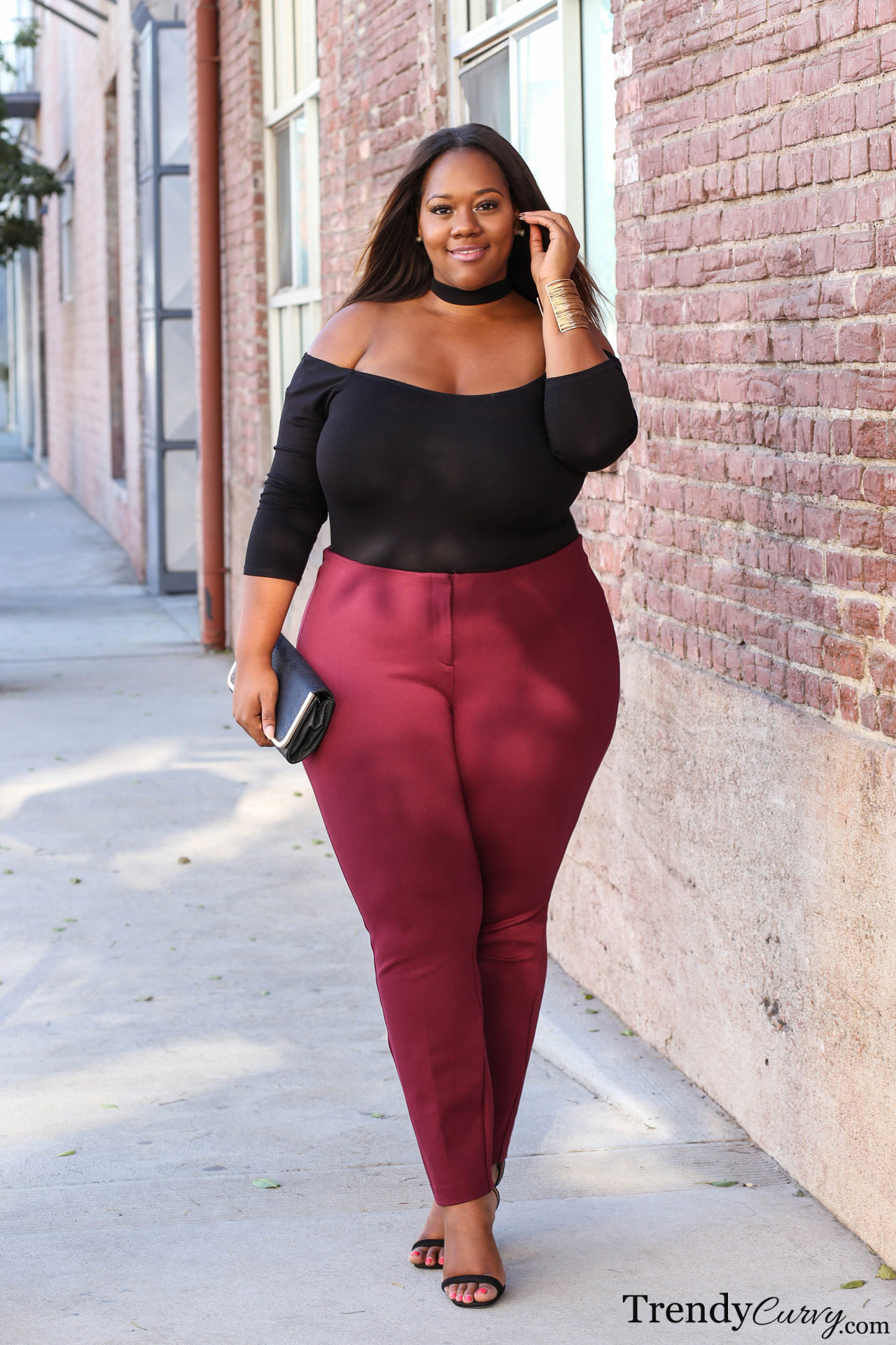 trendycurvy:  Cabernet Outfit details on TrendyCurvy.com Photographer: Steve Suavemente