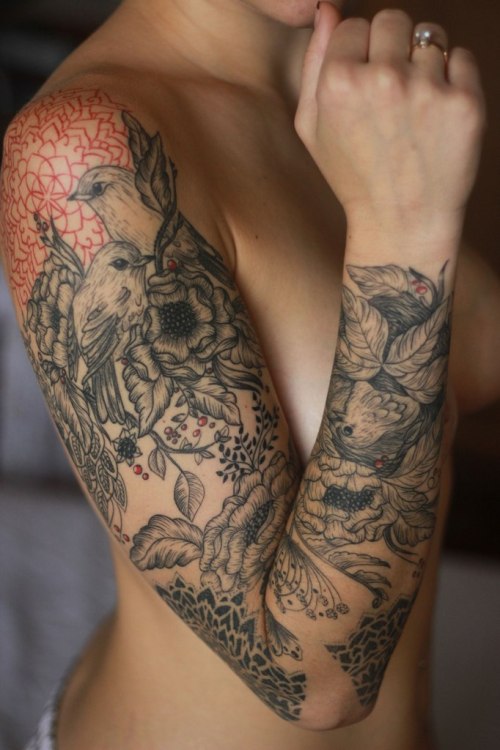 Porn lifeunadorned:  Planning on getting a sleeve photos