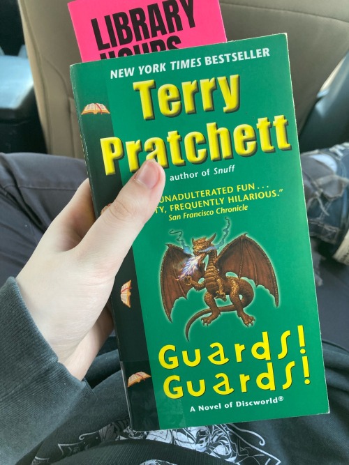 Starting Discworld. Decided To Read This First Because It Has A Cool Dragon On The Cover. Im Really Good
