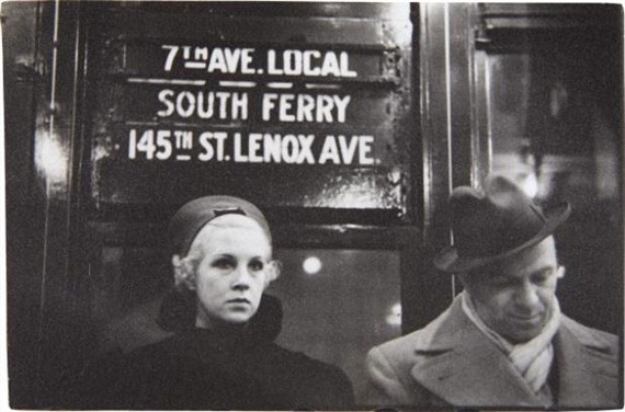 zzzze:  Walker Evans Untitled (Subway Portrait), New York, 1938-1941 - Gelatin silver