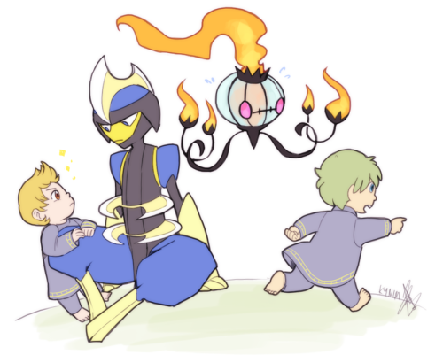 kris and onix (pokemon and 3 more) drawn by yajuuraku