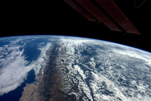 Andean rainshadowSnapped looking northwards from the space station window somewhere over Chile, this