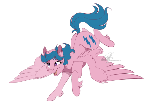 acesentialsketches:  dennybutt-art:  Daily Pones 014: [G1] FireflyFun fact: My style is inspired by the style of the ponies in G1′s Midnight Castle. I wish the rest of the G1 episodes were in that style too ;c; Also I accidentally made Firefly look