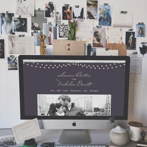 [On the blog] I&rsquo;m telling you about my experience with wedding websites BEOFRE #secretwedd