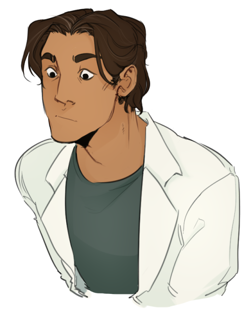 sajwho-art: Drew our beloved scientist for no particular reason.Or, as one great quote goes,My favor