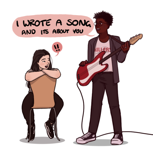 kindaorangey: bliss and rowan showing they love each other via music part 1 (part 2)