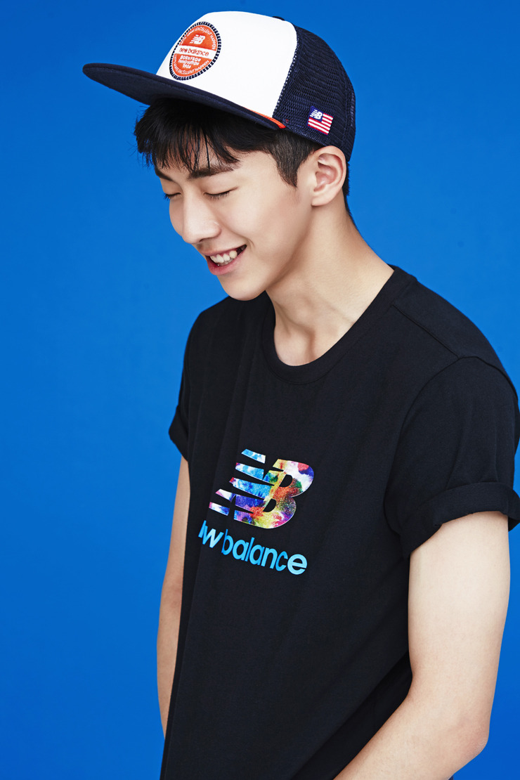 stardustmodel:  남주혁 Nam Joo Hyuk New Balance 2014 S/S Wild Flower Pack T-shirts