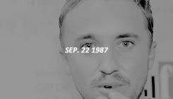 Happy 29th Birthday Tom! (september 22, 1987) @tomfelton: Unless Youre Cheese Or Wine Age Is Not A Factor