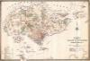 Map of Singapore from 1898.
In 1898 Singapore, controlled by the British, was already established as a major port in Asia. It benefitted largely from the rubber industry in Malaysia and became a hub for sorting and export. Singapore did not gain full...