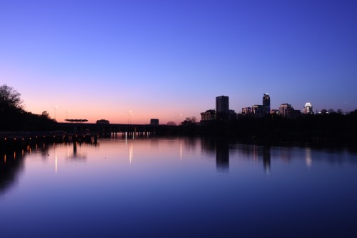 The Gloaming in Austin, TX.