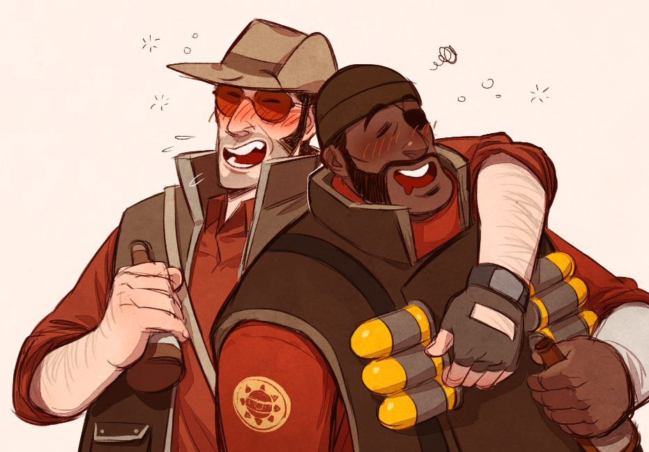 Солдат и подрывник тф2. Team Fortress 2 снайпер и инженер. Tf2 подрывник арт. Снайпер Team Fortress 2 арты. Tf2 demos