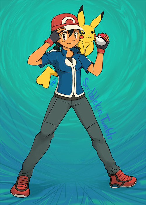 scribblekin:  Meant to genderbend the whole XY main cast together, but someone Main