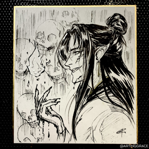 Hualian &amp; Qi Rong shikishi for friends!